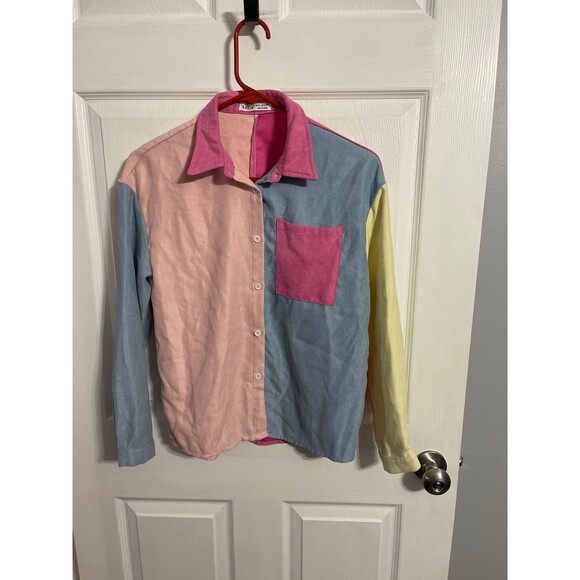 SHEIN Other - SHEIN Girls Color Block Shirt Size 11/12Y